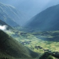 Agricultural Fields and Village, Tibet.jpg