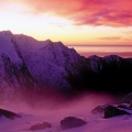 Cover FB  Sunset Over Franz Josef Glacier, Westland National Park, South Island, New Zealand