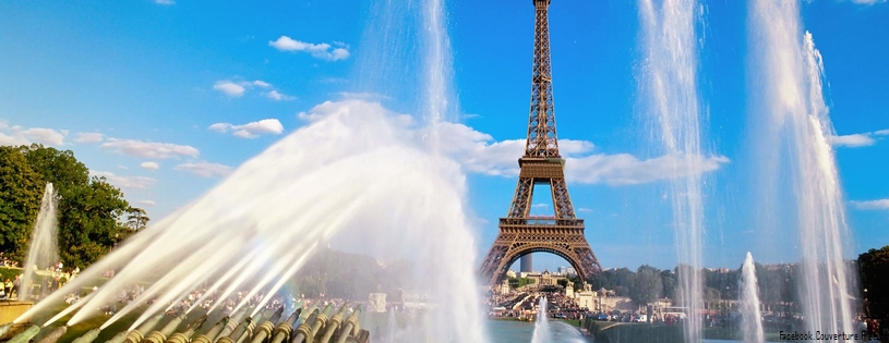 Tour Eiffel et fontaines, Paris, France - Facebook Cover.jpg