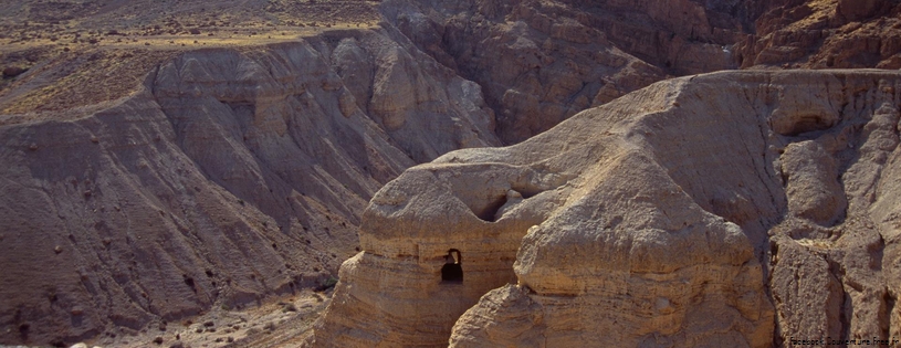 Cover FB  Grotte des manuscrits de la mer morte, Qumran Grotte 4, Israel