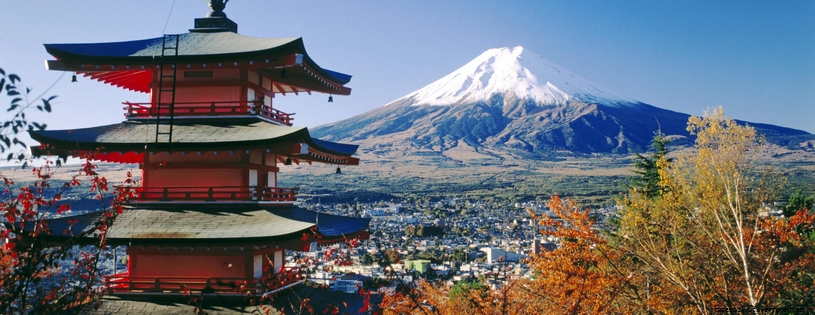 Fujiyoshida and Mount Fuji, Japan.jpg