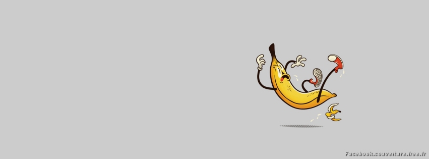 Humour banane gag - Couverture FB